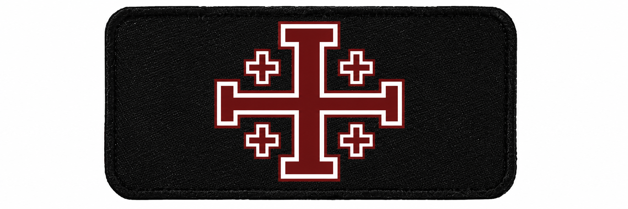 Jerusalem Cross Patch