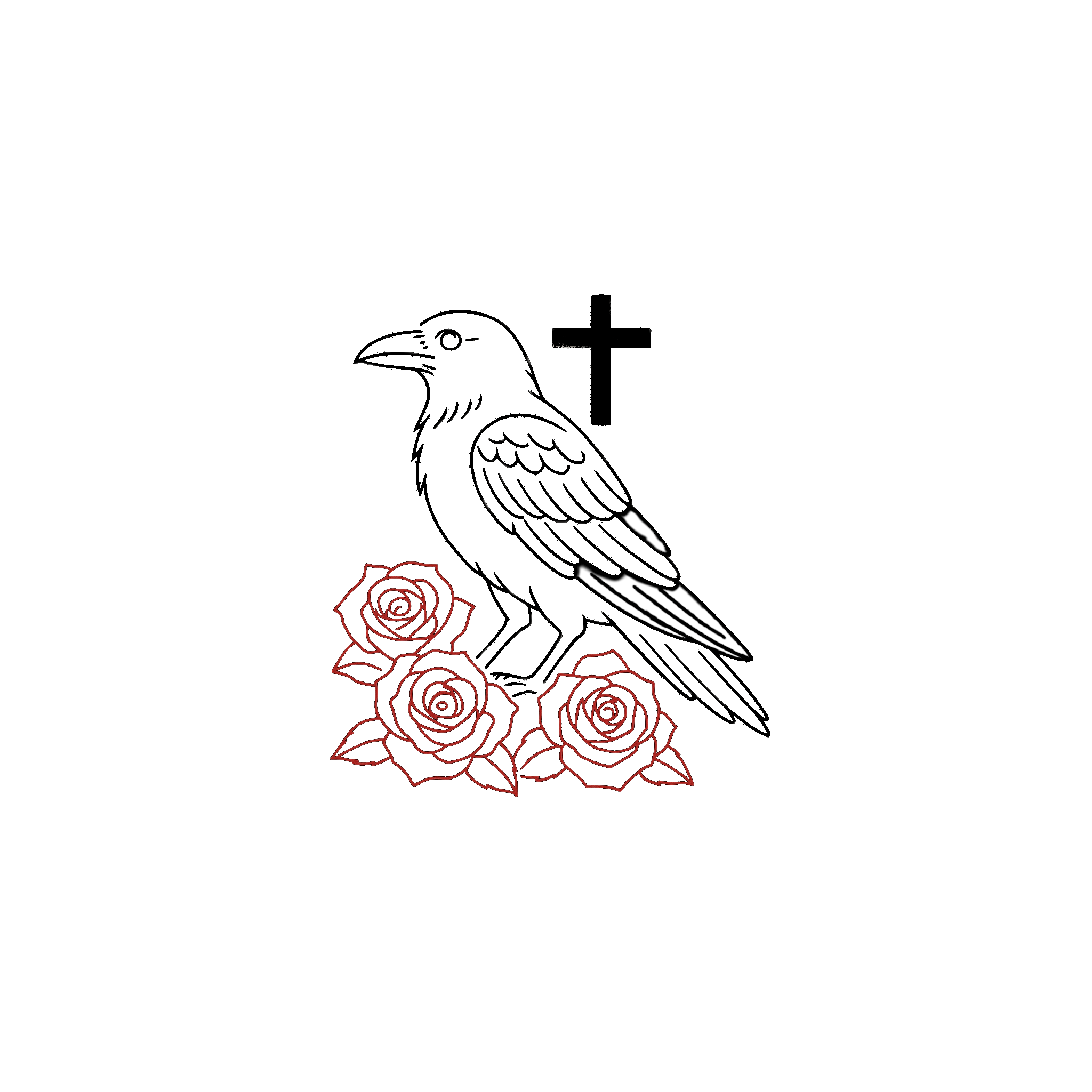 Black Raven Industries Sticker