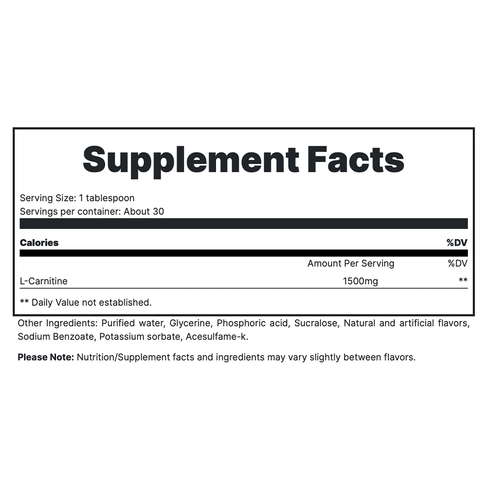 ⚡🚨  L-Carnitine